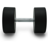 Гантель UNIX FIT PRO круглая обрезиненная 30 кг DBRND30PBK
